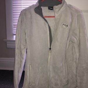 White Fila sport jacket